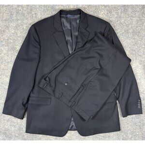 Brooks Brothers 1818 Regent Estrato Wool 2 Pc Suit 46R 39x26 Navy Made In Italy